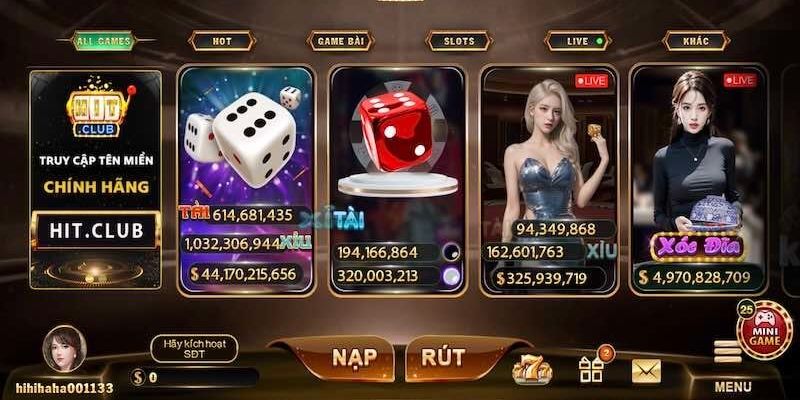 Chi tiết về các trò chơi tại HITCLUB